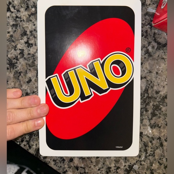 Giant UNO Card Game - Multicolor never used, but box was opened. FUN FAMILY GAMe - Picture 7 of 8